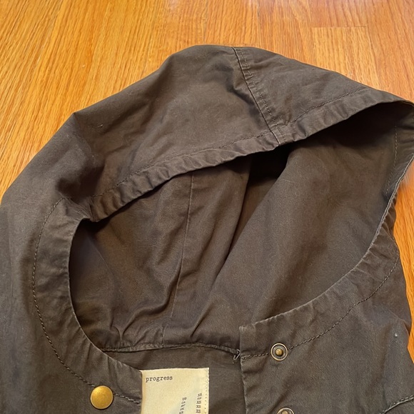 Women's Forever21 Olive Gray-esque Utility Style Lightweight Jacket with Hood - Picture 9 of 14